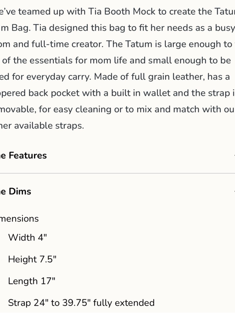 Andar Tatum Sling Bum bag - Picture 10 of 10